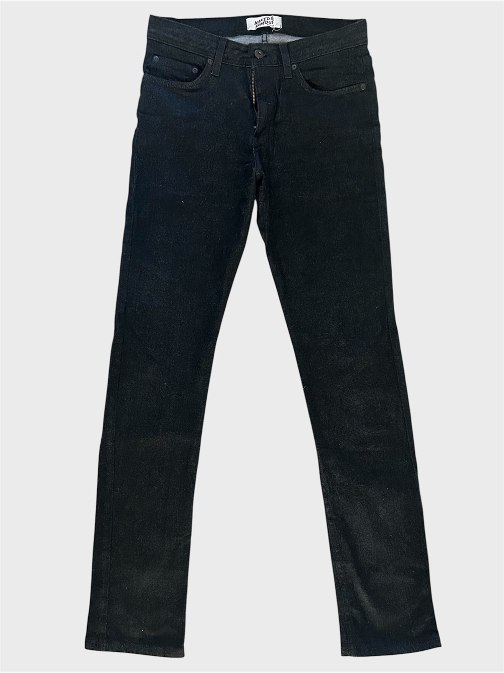 Naked & Famous Weird Guy Ash Black Stretch Jeans Pants Men’s 29